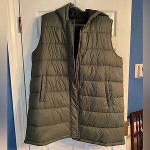 Army Green SwissTech Long Vest